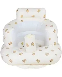 AirSwim Baby Inflatable Seat for Babies 3 Months and Up, Support Bear 