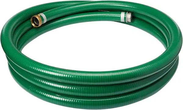 Green PVC Suction Hose HWPS1H (1.5 X 20)