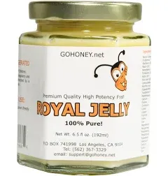 100% Pure Organic Fresh Royal Jelly Raw Unprocessed Natural High Potency (6.5 oz)