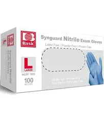 Synguard Nitrile Exam Gloves