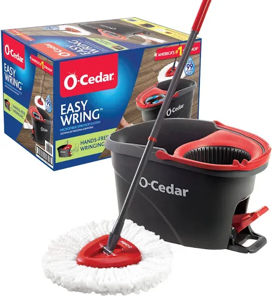 O-Cedar EasyWring Spin Mop &amp; Bucket System