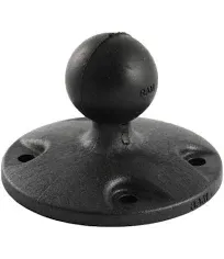 RAM Mounts RAP-B-202U 2.5 inch Composite Round Base with 1 Inch Ball