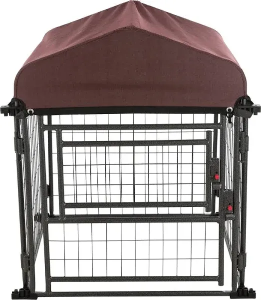 TRIXIE Dog Kennel Medium Outdoor Deluxe Outdoor Expandable Lightweight w/ Cover