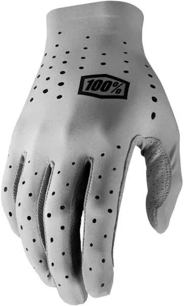 100% 100% 10019-00005 Sling MTB Gloves Sm Gray