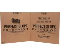 NEW OATEY Perfect Slope 41641 40&#034; x 20&#034; Tile Shower Pre-Slope Extension, in Box