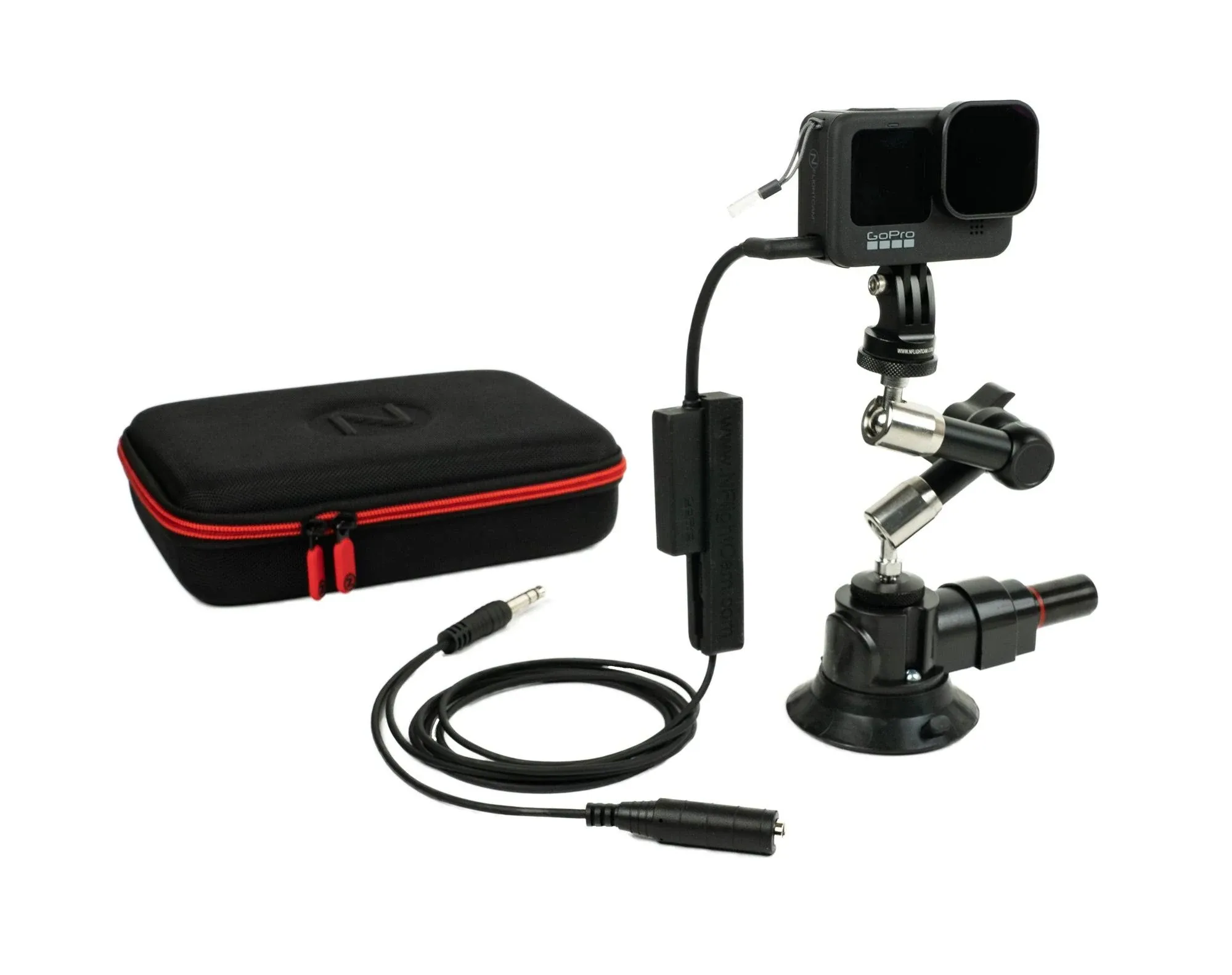 NFlightCam Cockpit Kit for GoPro Hero9, Hero10, Hero11, and Hero12