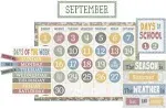 Classroom Cottage Calendar Bulletin Board Set