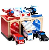 Rescue Station Kids Playset