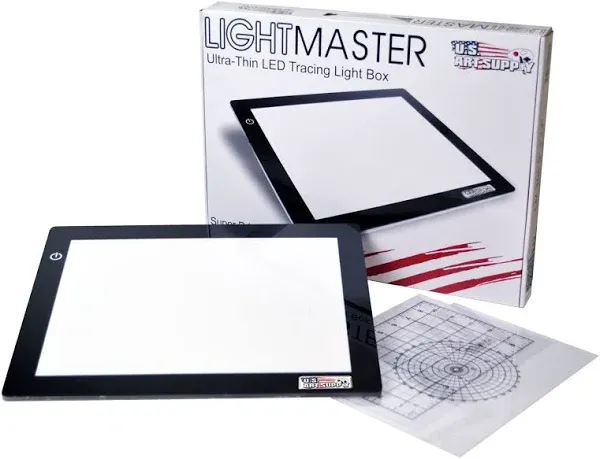 Lightmaster 9&#034; x 12&#034; (A4) Light Box 5V w/ USB Power Adapter (Gently Used)