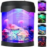 USB Jellyfish Lamps Electric Aquarium Tank Ocean Night Lights LED Jelly fish ...