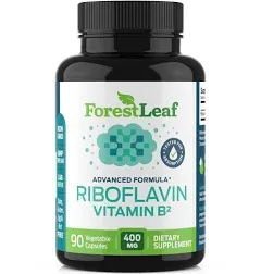 Forest Leaf Riboflavin 400mg 90 Capsules