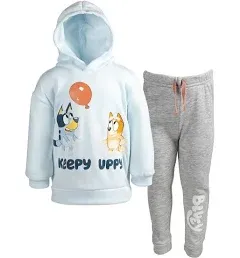 Bluey Bingo Fleece Hoodie and Kids Pants Outfit Set Toddler