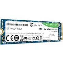 Seagate BarraCuda ZP1000CV3A001 1 TB Solid State Drive - M.2 Internal - PCI