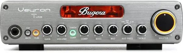 Bugera Veyron T BV1001T 2000W Class-D Bass Amplifier with Tube Preamp