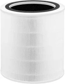 Core 400S Filter Replacement for LEVOIT Core 400S and Core 400s-rf Smart WiFi Air Purifier 3-in-1 True H13 HEPA Activated Carbon Pre-Filter White 1 Pack