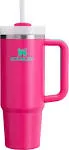 Exclusive Stanley NEW 30oz Quencher Tumbler PASSION PINK HEATWAVE COLLECTION