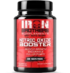 Iron Brothers Supplements Nitric Oxide Booster