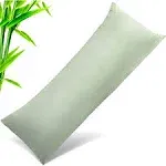 Kanavi BGP Body Cooling Pillow Cases Cover, Bamboo Rayon Green Body Pillowcases with Zipper Closure, Cool and Breathable Pillow Case for Hot Sleepers and Night