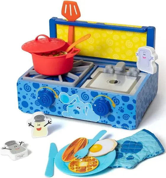 Melissa & Doug Blue's Clues & You! Wooden Cooking Play Set