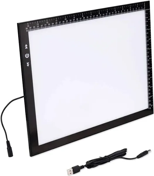 B4/A3S Artist Tracing Light Box Copy Table,Usb Power Dimmerable 6000 Lux Lock Bu