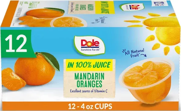 Dole Fruit Mandarin Oranges