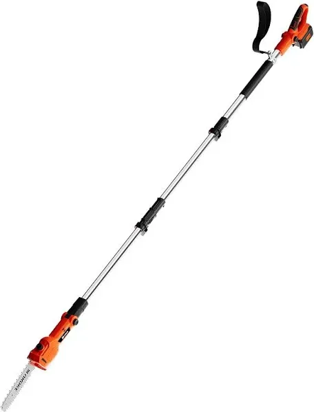 UkOKE Powerful 40V 8-Inch Cordless Pole Saw