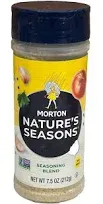 Morton Nature's Seasons Seasoning Blend, 7.5 Ounce Canister (Pack of 12)