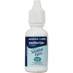 Bausch & Lomb Sensitive Eyes Contact Lens Solution, for Rewetting Soft Contact Lenses, 0.5 Fl Oz