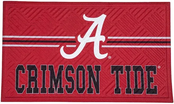 Alabama Crimson Tide Embossed Door Mat