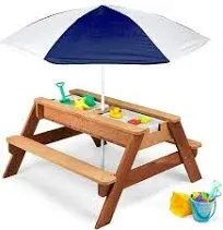 Kids 3-in-1 Sand & Water Activity Table