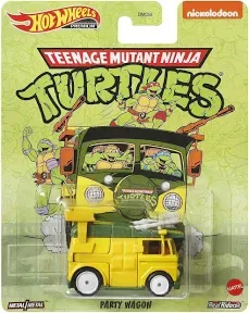 Hot Wheels 2023 Nickelodeon TMNT Party Wagon Metal Die-cast Car Toy 1/64 {USA}