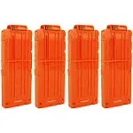 OIMIO Bullet Clips 4 Pack 12-Darts Quick Reload Clips Magazine Clips for Nerf N