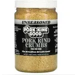 Pork King Good Pork Rind Crumbs Unseasoned 12 oz (340 g)