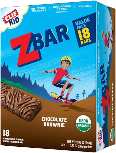 CLIF KID ZBAR Bars Chocolate Brownie