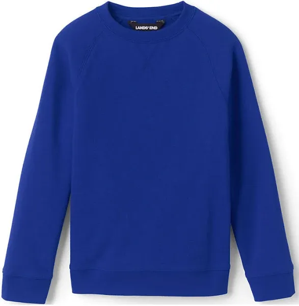 Lands' End School Uniform Kids Crew Sweatshirt