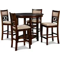 New Classic Furniture Gia 5 Piece Counter Dining Set