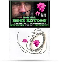 Bowmar Nose Button Pink 2 Pc. Small/large