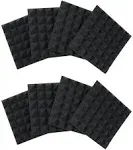 8 Pack Of Charcoal 12×12″ Acoustic Pyramid Panel