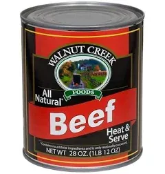 AmishTastes Walnut Creek Canned Beef Chunks, All Natural, Heat &amp; Serve