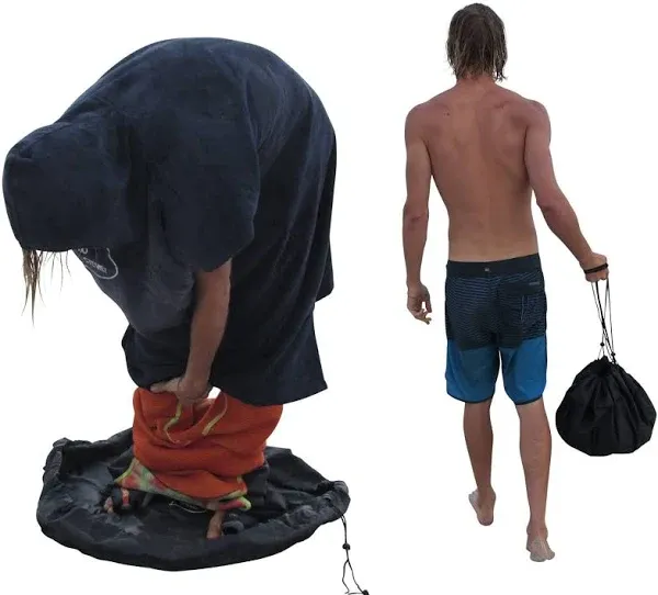 Ho Stevie! Durable Wetsuit Changing Mat/Waterproof Dry-Bag for Surfers (Clean...