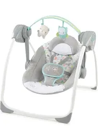 Ingenuity Comfort 2 Go Portable Compact Swing with TrueSpeed - Fanciful Forest