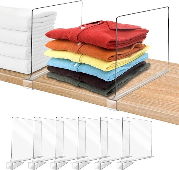 OMGelic Acrylic Shelf Dividers