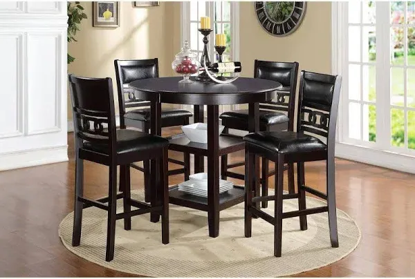 New Classic Furniture Gia 5 Piece Counter Dining Set