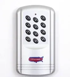 USAutomatic 050520 Wireless Keypad for Sentry Gate Openers, Silver