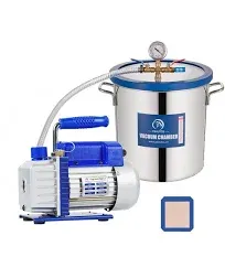 P PBAUTOS 5 Gallon Tempered Glass Lid Vacuum Chamber