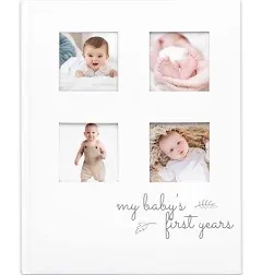 Baby Memory Book First 5 Years Journal - Modern Baby Milestone Book Hardcover...