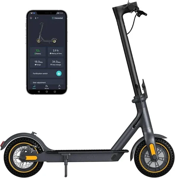 Electric Scooter Adults,Max 20Miles Range & 19MPH Speed E-Scooter,Powerful 600W Peak Motor,Portable Folding Commuting Scooter with Double Braking System and App