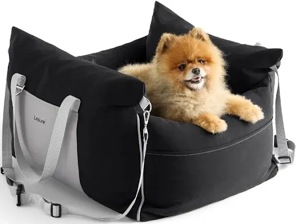 Lesure Small Dog Car Seat for Small Dogs - Waterproof Dog Booster Seat for Ca...