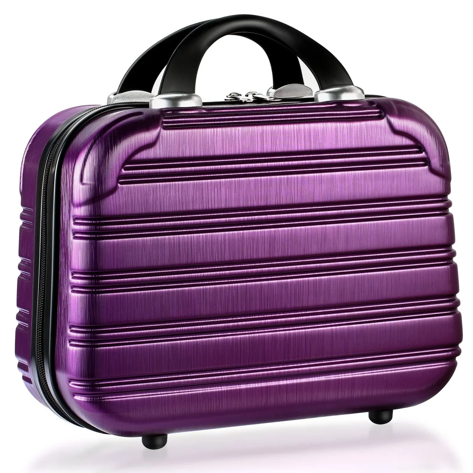 14inch Makeup Train Case PC ABS Cosmetic Case Hardshell Makeup Bag Organizer ...