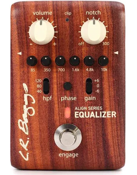 LR Baggs Align Equalizer Acoustic Guitar 6-Band EQ Active DI Pedal Stompbox